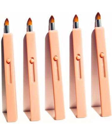 Gogogmee 1pc Retractable Lip Brush Lip Tint Brush Eye Shadow Cosmetics Brush Tool Makeup Brush Flat Concealer Brush Lip Liner Brush Lip Gloss Brush Lip Scrubber Lipstick Plastic - Buy Online on GoSupps.com
