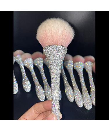 Buy Bing Bing Bing Rhinestone Makeup Brushes - Premium Liquid Cream & Powder Tools for Polishing & Blending - White Opulent Garden - Buy Online on GoSupps.com
