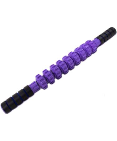 Body Massage Sticks | Muscle Soreness Relief Tool for Athletes | Cramps Relief Roller - Blue/Purple Foam Handle - Buy Online on GoSupps.com