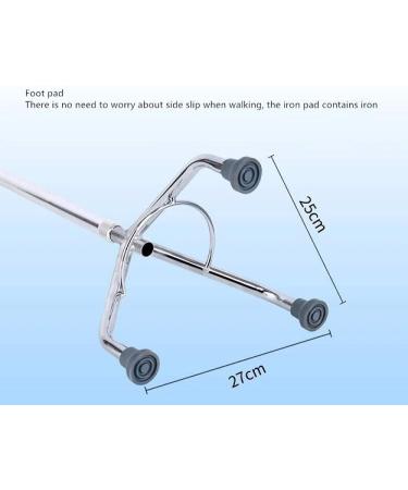 Tripod Stainless Steel Lightweight & Sturdy Mobility Walker Aid Height Adjustable Walking Stick for Arthritis Elderly Seniors & Handicap Interesting - Buy Online on GoSupps.com