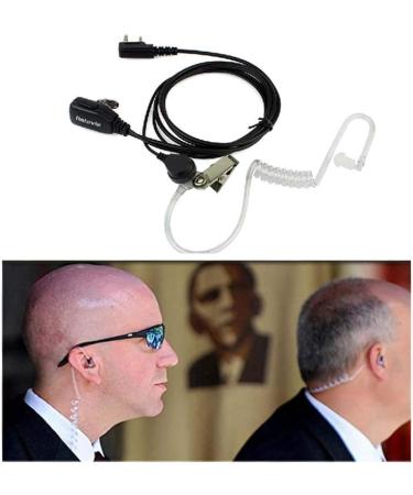 Retevis 2 Pin PTT Mic Covert Acoustic Headset for Kenwood, Baofeng, Retevis - Compatible with UV-5R, 888S, RT22 - 1 Pack - Buy Online on GoSupps.com