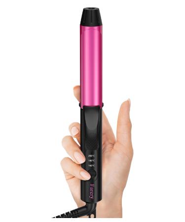FARERY Mini Curling Tongs 25mm Small Curling Tongs for Short & Long Hair Travel Size Curling Wand with 3 Adjustable Temp Ceramic Mini Hair Curler with Keratin&Argan Oil Infuse Dual Voltage - Buy Online on GoSupps.com