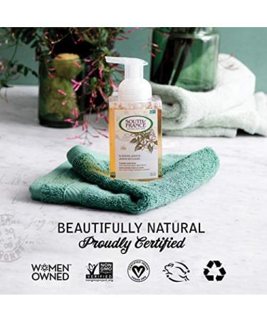 Blooming Jasmine Foaming Hand Soap by South of France Clean Body Care | Hydrating Organic Agave Nectar Wash 8 oz Pump Bottle (6 Pack) - Buy Online on GoSupps.com