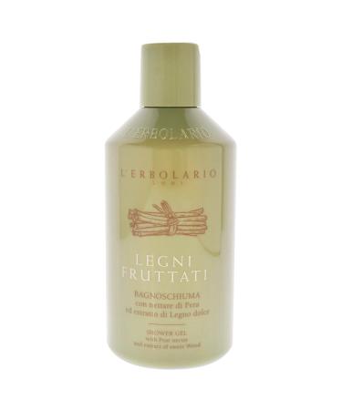 L'Erbolario Fruity Woods Shower Gel - Pear Nectar & Sweet Wood Extract - Sensitive Skin - Relaxing Woody Fruity Fragrance - 8.4 oz - Buy Online on GoSupps.com