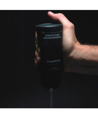 Hardworking Gentlemen Men's Shampoo with Coconut Oil, Aloe Vera, Chamomile, and Pinewood Scent - Buy Online on GoSupps.com