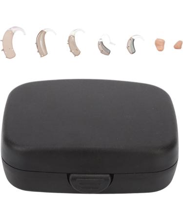 Hearing Aid Protective Case Large Capacity Quadrate Hearing Aids Storage Box 2 Colors Headphone Organizer Hearing Aid Accessories(Black) - Buy Online on GoSupps.com