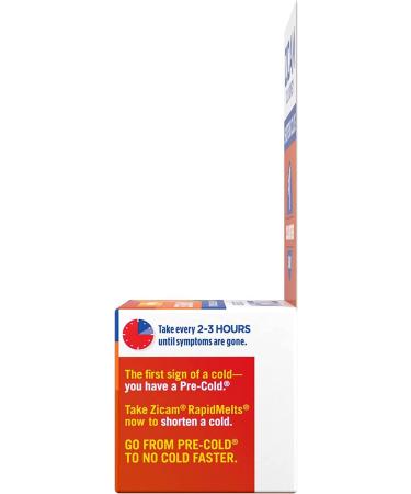 Zicam Cold Rapid Melt +c 25ct - Fast Acting Cold Relief - Buy Online on GoSupps.com