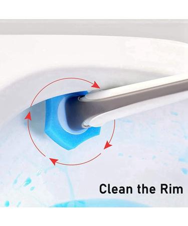 Petersty Disposable Toilet Cleaning System Disposable Toilet Flushable Refill Brush Flushable Refills - 60 Refills - Buy Online on GoSupps.com