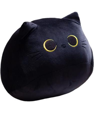 eamve 40cm Black Cat Plush Toys Black Cat Stuffed Animal Toy Soft Cat Plushies Doll Cute Cat Shape Design Plush Pillow/Throw Pillow for Kids Birthday Gift Christmas Home Decoration Doll - Buy Online on GoSupps.com