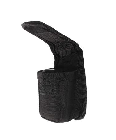 Healifty Storage Bag Hard Storage Bag Organizer for Fingertip Pulse Oximeter Blood Oxygen Saturation Monitor (Black)