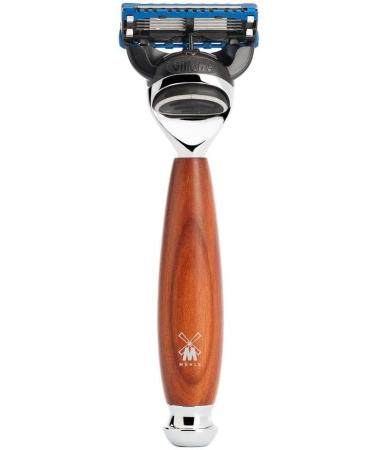 M HLE Vivo Shaving Set with Bowl - Pure Badger Hair & Plum Wood - Compatible with Gillette Blades | Premium International Shipping - Buy Online on GoSupps.com