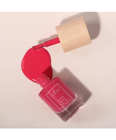 Buy LaNature Bright Pink Water-Based Vegan Nail Polish - Peel-Off 10ml | Eco-Friendly & Non-Toxic - Buy Online on GoSupps.com