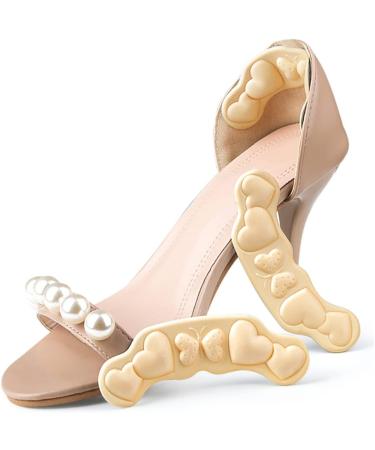 Mobestech 16 Pairs High Heel Stickers - Comfortable Heel Protector Inserts for Loose Shoes | Wear-Resistant Heel Liners for Women - Buy Online on GoSupps.com