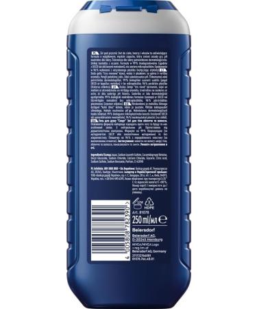 NIVEA Polish NIVEA MEN Sport 3in1 Regenerating shower gel for men 250 ml - Buy Online on GoSupps.com