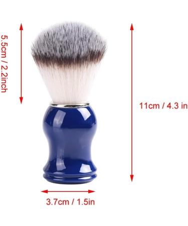 Handmade Pure Badger Hair Shaving Brush for Men | Safe & Eco-Friendly | Nylon Wool Blue Handle - Buy Online on GoSupps.com
