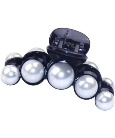 New 2025 Luxury Trendy Big Pearls Acrylic Hair Claw Clips Round Pearl Makeup Hair Styling Barrettes For Women Hair Accessories Jewelry Fashion Accessories Creative Gift - Buy Online on GoSupps.com