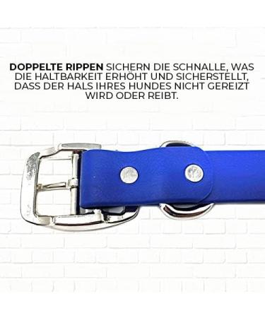 Regal Dog Products Waterproof Dog Collar for Small Medium & Large Dogs - Durable Blue Collar for Puppies & Adult Dogs - Buy Online on GoSupps.com