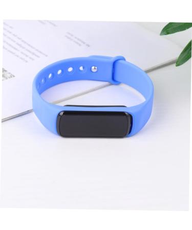 Yarnow Safety Arm Bands & Silicone Bracelet for Kids | LED Tracking Fitness Watch | Durable Boys Bracelet 23*2cm - Blue - Buy Online on GoSupps.com