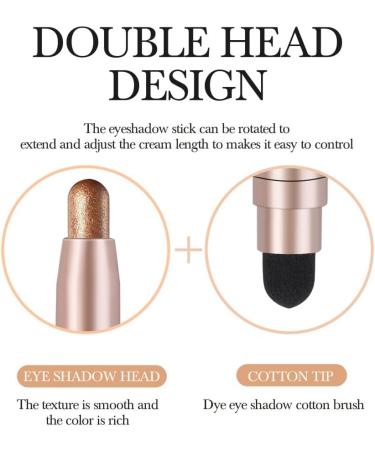  Beliky Girl 3-piece eyeshadow stick set 2-in-1 eye makeup: smooth cream shimmer eyeshadow pencil waterproof eyeshadow pencil light liner silky eyeshadow highlighter - Buy Online on GoSupps.com