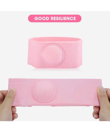 Baby Belly Button Band 2pcs - Pink Umbilical Hernia Belt for Children and Infants - Hernia Therapy and Treatment - Buy Online on GoSupps.com