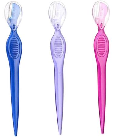 Minkissy 3-in-1 Eyebrow Care & Beauty Makeup Tools Set - Eyebrow Trimmer Dermaplaning Tool and Razor Handle (12.5x1.5cm) - Shop Internationally - Buy Online on GoSupps.com