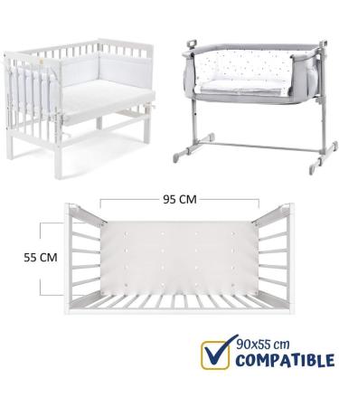 Flyideas 90x55 cm Fertilizer Sheets (3 pcs) - 100% Certified Cotton + Waterproof Mattress Sauce for Baby Beds - Cute Bears Design - Buy Online on GoSupps.com