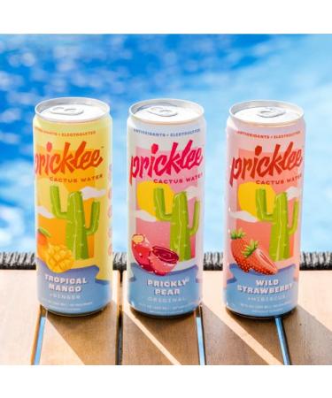 Cactus Water Variety Pack - 12 Fl Oz Prickly Pear Drink with Antioxidants & Electrolytes | Low-Sugar Non-Bubbly Hydration & Immunity Boost - 3 Delicious Flavors - Buy Online on GoSupps.com