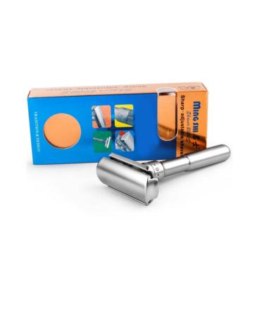 Mens Travel Safety Razor - Double-Sided Adjustable Shaving Razor for Men | Portable & Durable Shaver - Buy Online on GoSupps.com