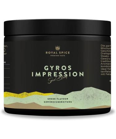  ROYAL SPICE Royal Spice Gyros Impression 350g Gyros Spices Doner Seasoning & BBQ Seasoning Greek Spice Mix & Spices for Gyros Doner Meat/Skewers Souvlaki Liver Steak Lamb and Feta - Buy Online on GoSupps.com