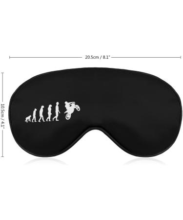 Funny Evolution Motorbike Rider Sleep Mask | Adjustable Eye Mask for Men & Women | Effective Shading Blindfold - dsavjk4378 - Buy Online on GoSupps.com