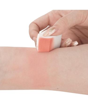 Dajidafu 50 Pieces Cosmetic Puff Absorbent Sponges Pad Nail Brush Coloring Self-Assembly Nails Accessories Supply Stamper Tools - Buy Online on GoSupps.com