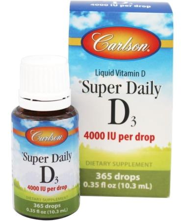 Carlsons Labs Super Daily D3 4000 UI 10 3 ml