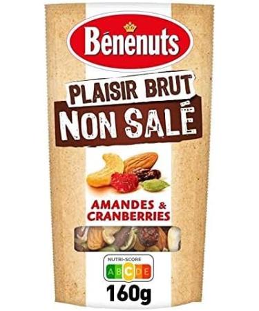 BENENUTS - Plaisir Brut Non-Mixed Almonds Cranberries Cashews Raisins 160G - Pack of 2 - best offer - Buy Online on GoSupps.com