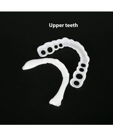WENHAR Upper & Lower Teeth Veneers - Snap On Smile Tooth Cover for Perfect Whitening - 2pcs Set for Comfortable and Beautiful Smile - Buy Online on GoSupps.com