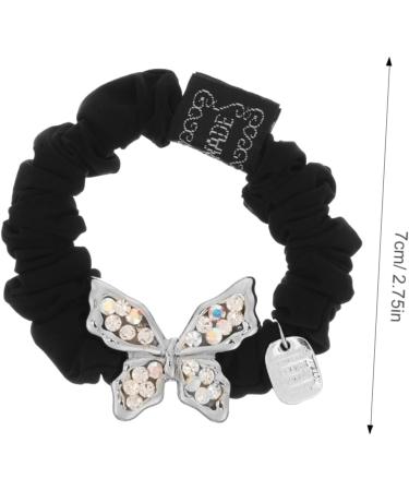 Elastic Hair Ties Hair Bands Hair Elastics for Women's Hair Pony Tail Holders Hair Ties Thick Ponytail Holders Hair Accessories for Women Hair Scrunchies Cuff Rubber Band Metal - Buy Online on GoSupps.com