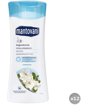  Mantovani Set of 12 Mantovani bath products 400 ml. Gardenia soaps and cosmetics - Buy Online on GoSupps.com