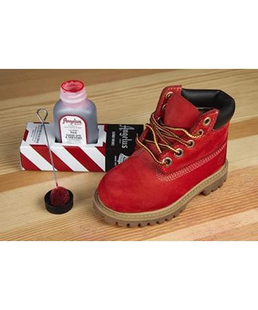 Angelus Black Suede Leather Dye 3oz for Shoes, Boots, Bags, Crafts, Furniture - Nubuck & More - Buy Online on GoSupps.com