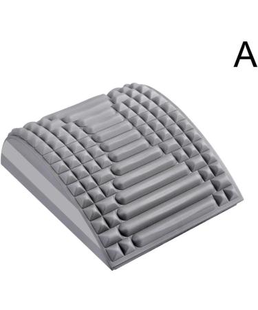 Back Spine-Cracker for Lower Back Pain Relief | Adjustable Multi-Stage Stretching & Yoga Support - Gray Size | International Shipping - Buy Online on GoSupps.com