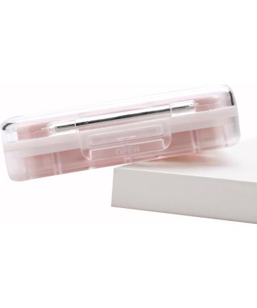 10 Compartment Daily Pill Organizer - Cute Travel Pill Box for Vitamins & Fish Oil - Portable Pink Pill and Supplement Case - Buy Online on GoSupps.com