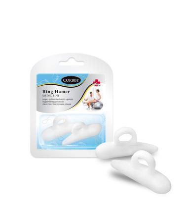 Fabacare premium hammer toe pad ring hamer corrector pad made of gel toe cushions toe cushions for correction and pain relief for hammer toes