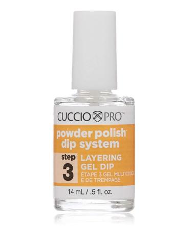 Cuccio Powder Polish Dip System Steps 2+4 Base, Top Gel & Layering Gel Duo Set 0.5oz - Buy Online on GoSupps.com