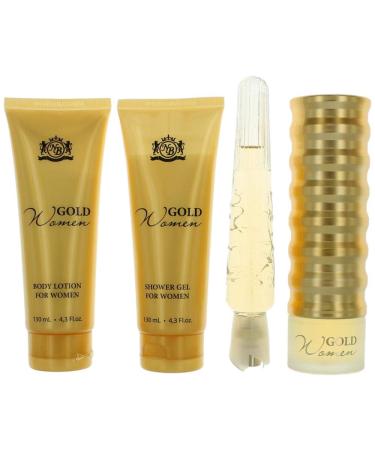 Gold by New Brand 4 Piece Gift Set for Women