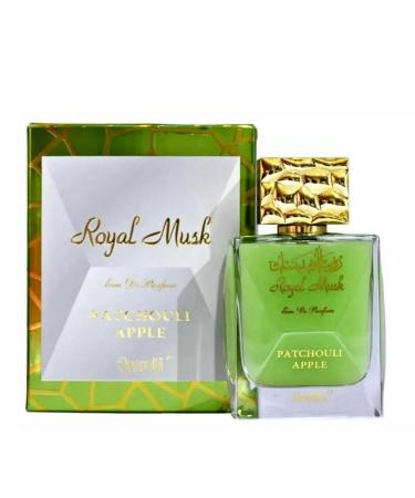 Royal Musk Patchouli Apple Arabian Perfumes For Women - Eau de Parfum Spray 100ML (3.4 OZ) Exotic Womens Perfume With Apple Iris & Musky Notes - Long Lasting Perfume For All Day Freshness 3.4 Fl Oz (Pack of 1) Royal Musk Patchouli Apple