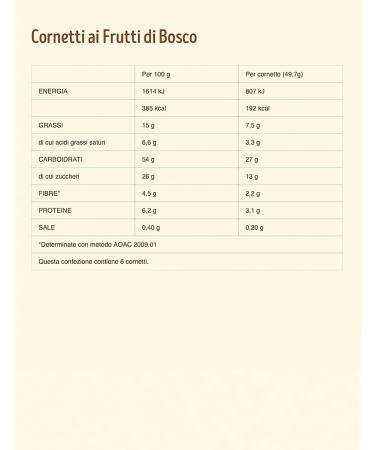  Italian Gourmet E.R. Misura Multicereali Cornetti Ai Frutti Di Bosco Pack of 12 croissants with multigrain berries | With aged grains 298 g + Polpa Italian Gourmet 400 g - Buy Online on GoSupps.com