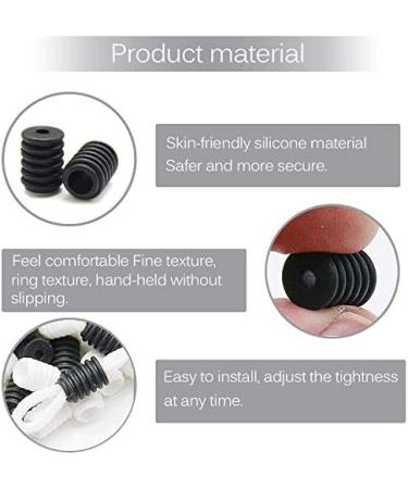 OCEANTREE Cord Locks for Mask - Silicone Adjuster Earloop Toggles - Black - Buy Online on GoSupps.com