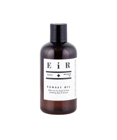 EiR NYC Sunset Oil | Deeply Hydrating After-Sun Recovery Oil for Body & Face | Aloe Jojoba Coconut & Botanical Extracts | Moisturize & Restore Skin for Nourished Shimmering Skin 8oz