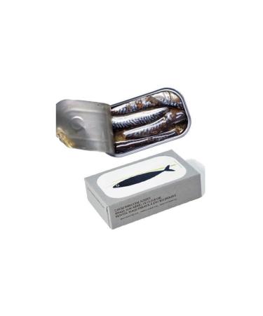 Jos Gourmet | Small Mackerel in Olive Oil - 120g (Drain 1 x 80g) | Mackerel in Oil | Canned Fish