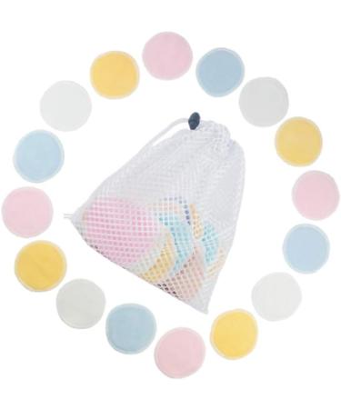 16pcs Face Wash Cosmetics Tool Face Wipe Pad Makeup Remover Pad Cleansing Cotton Washable - Buy Online on GoSupps.com