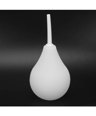 Soft Flexible Enema Bulb with Nozzle Professional White Silicone Anal Cleaner for Men & Women | 224 ml - Buy Online on GoSupps.com