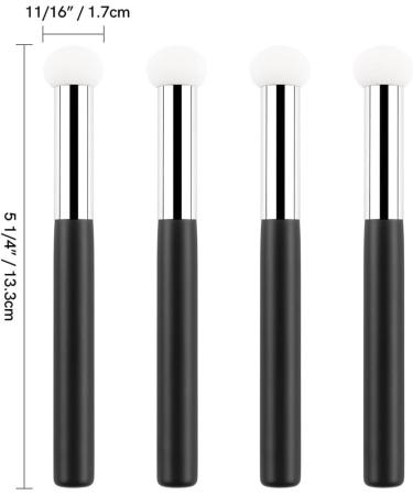 Kcvzitrds 8 Pieces Foundation Sponge Powder Brush Makeup Sponge with Handle Makeup Concealer Brush in Mushroom Shape for Women Easy to Install and Use 8 pi ces - Buy Online on GoSupps.com